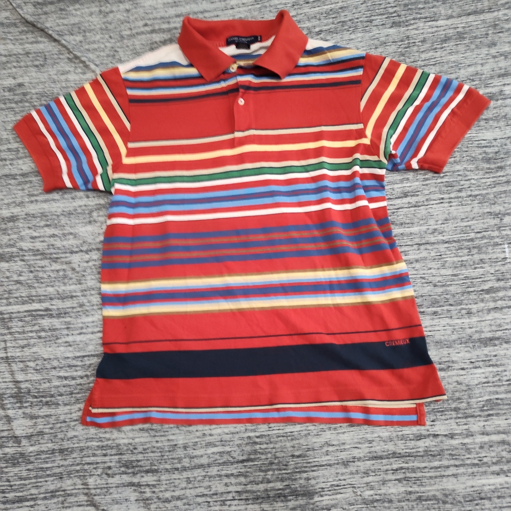 Colorful Striped Polo Shirt
